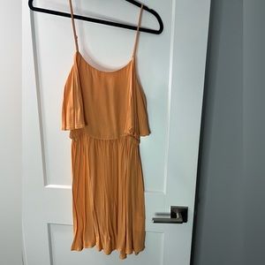 Tiered Light Orange Mink Pink Dress